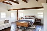 Salt and Pepper Black Cowhide Rug #B10907