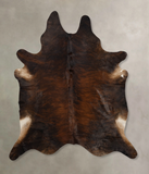 Dark Brindle Cowhide Rug #B10917