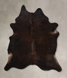 Dark Brindle Cowhide Rug #B10921
