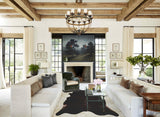 Dark Brindle Cowhide Rug #B10921