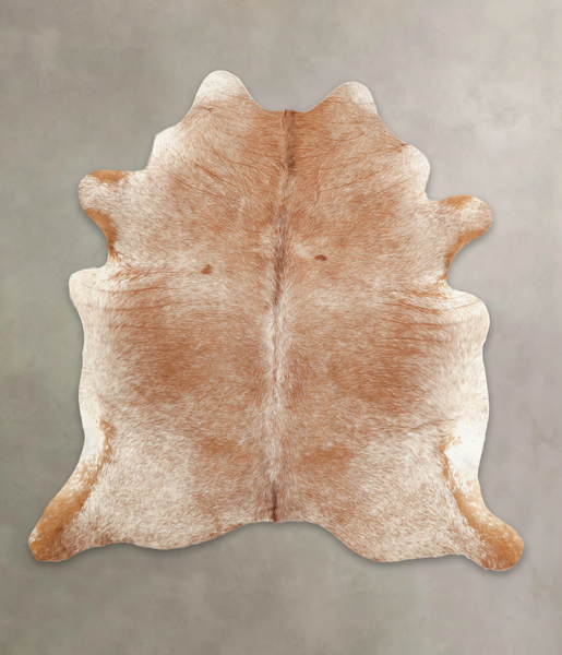 Salt and Pepper Brown Cowhide Rug #B1103