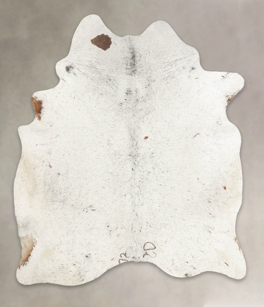 Salt and Pepper Brown Cowhide Rug #B1104