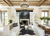 Black and White Cowhide Rug #B11112