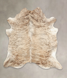 Light Brindle Cowhide Rug #B1116