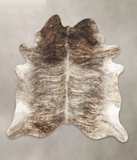 Light Brindle Cowhide Rug #B1117