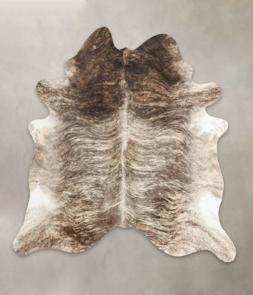 Light Brindle Cowhide Rug #B1117