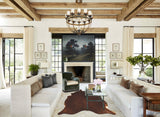 Solid Brown Cowhide Rug #B11317