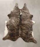 Dark Brindle Cowhide Rug #B11604