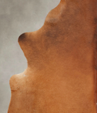 Solid Brown Cowhide Rug #B1164