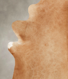 Solid Brown Cowhide Rug #B1175