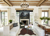 Solid Brown Cowhide Rug #B11774