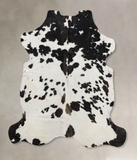 Black and White Cowhide Rug #B12002