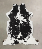 Black and White Cowhide Rug #B12190