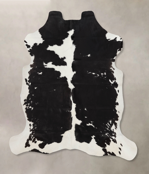 Black and White Cowhide Rug #B12283
