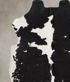 Black and White Cowhide Rug #B12283