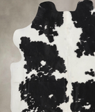 Black and White Cowhide Rug #B12311