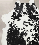 Black and White Cowhide Rug #B12408