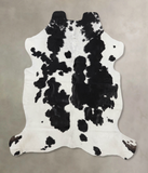 Black and White Cowhide Rug #B12414