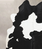 Black and White Cowhide Rug #B12443