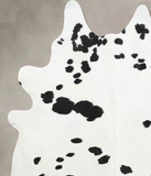 Black and White Cowhide Rug #B12448