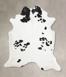 Black and White Cowhide Rug #B12465