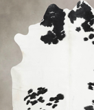 Black and White Cowhide Rug #B12465
