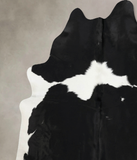 Black and White Cowhide Rug #B12468