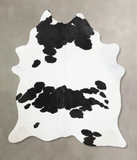 Black and White Cowhide Rug #B12480