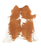 Brown and White Cowhide Rug #B1250HUDSN