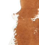 Brown and White Cowhide Rug #B1250HUDSN