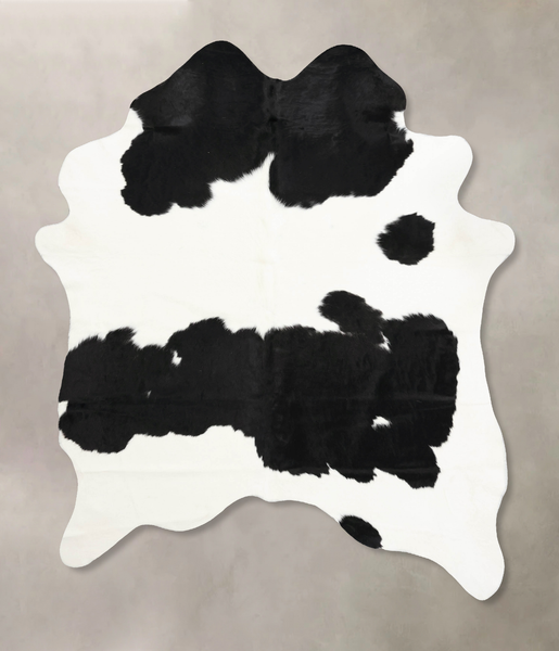 Black and White Cowhide Rug #B12525