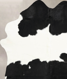 Black and White Cowhide Rug #B12525
