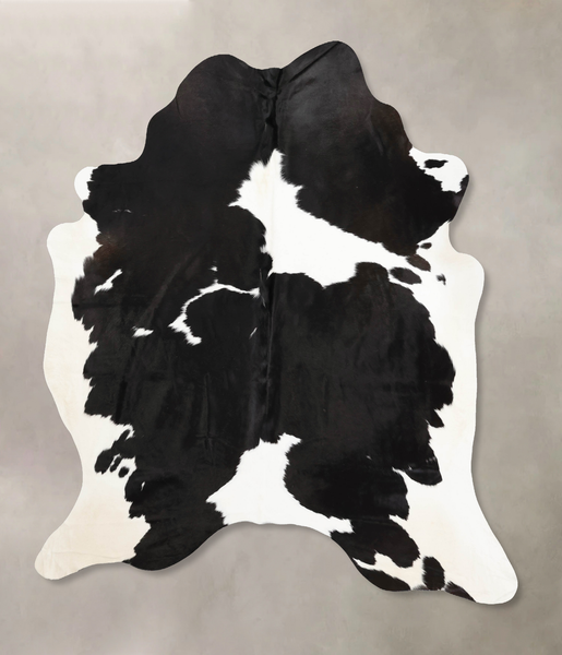 Black and White Cowhide Rug #B12526