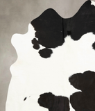 Black and White Cowhide Rug #B12528