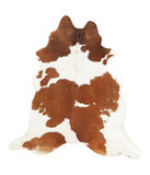 Brown and White Cowhide Rug #B1253HUDSN
