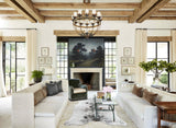 Salt and Pepper Black Cowhide Rug #B12550