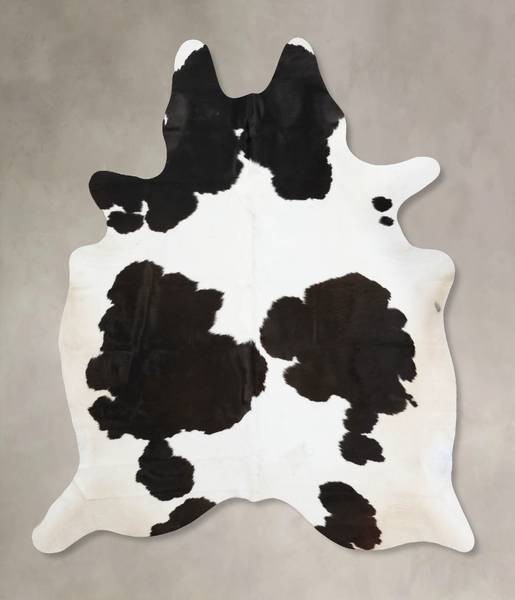 Black and White Cowhide Rug #B12598