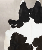 Black and White Cowhide Rug #B12598