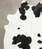 Black and White Cowhide Rug #B12602
