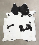 Black and White Cowhide Rug #B12607