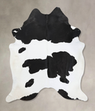 Black and White Cowhide Rug #B12612