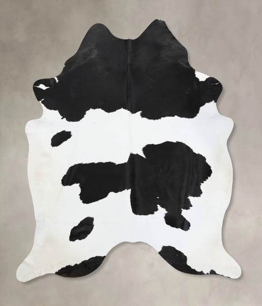 Black and White Cowhide Rug #B12612