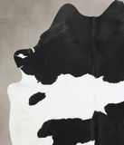 Black and White Cowhide Rug #B12612