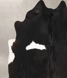 Black and White Cowhide Rug #B12617