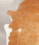 Beige and White Cowhide Rug #B1262
