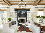 Solid Brown Cowhide Rug #B12624