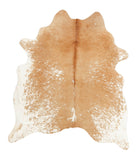 Beige and White Cowhide Rug #B1264HUDSN