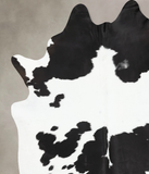 Black and White Cowhide Rug #B12653