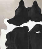 Black and White Cowhide Rug #B12655