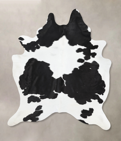 Black and White Cowhide Rug #B12659